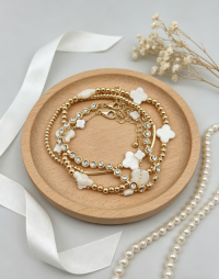 CCB BALL&GLASS STONE CHAIN
