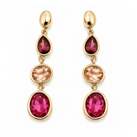 Jewelry Set with Glass Stones