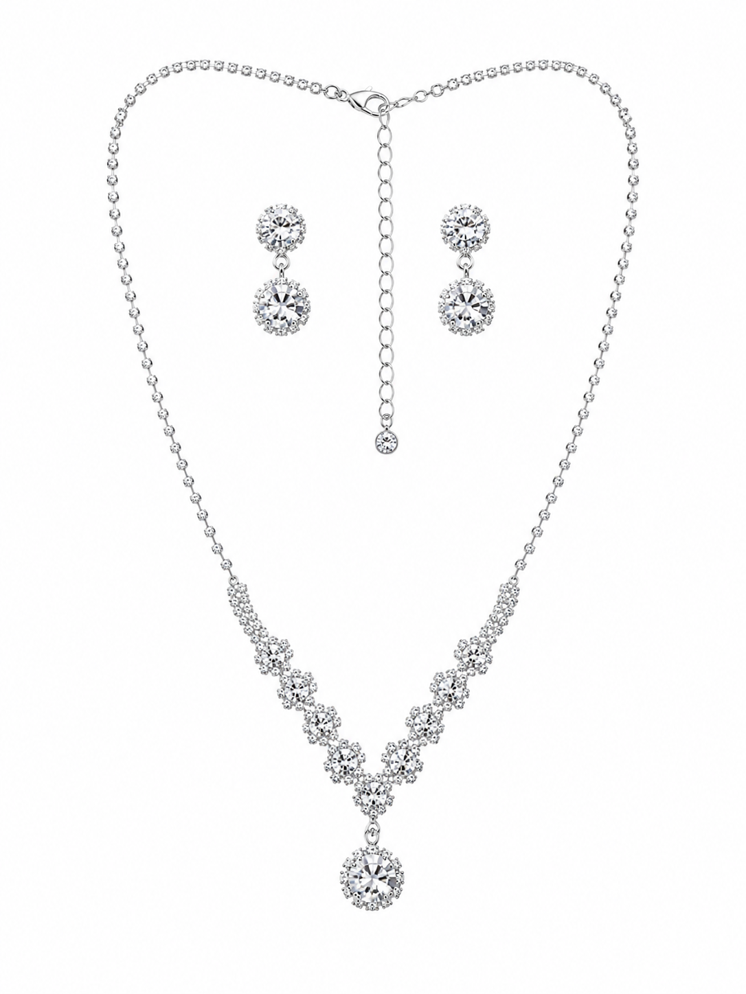 Soldered Rhinestone Jewelry Set