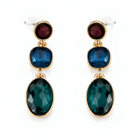 Jewelry Set with Glass Stones