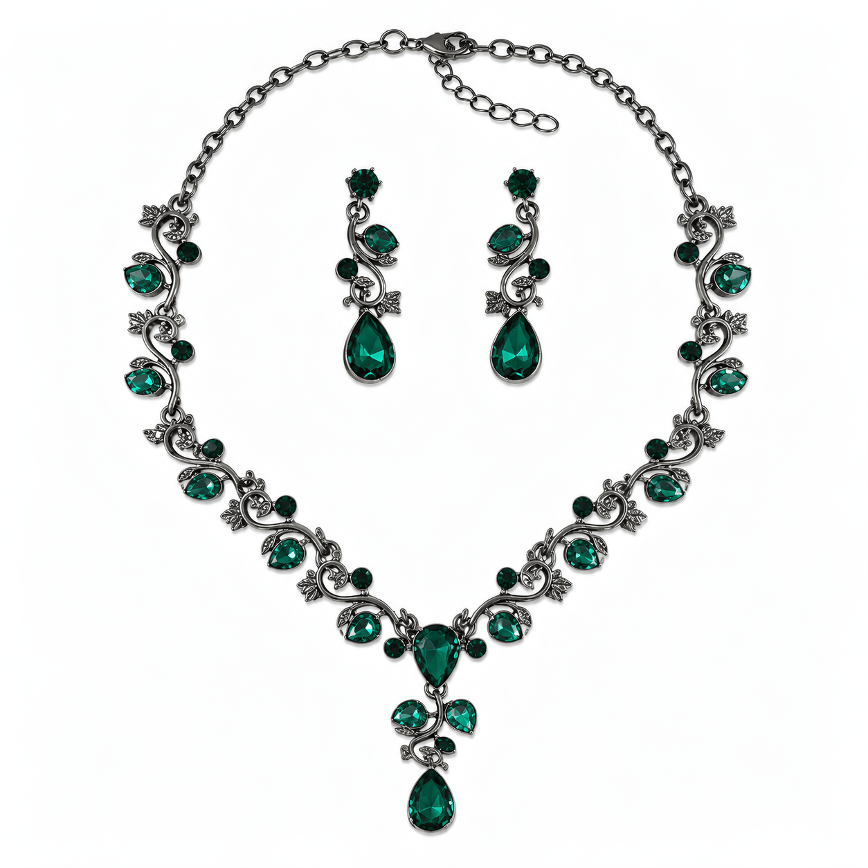 Soldered Rhinestone Jewelry Set