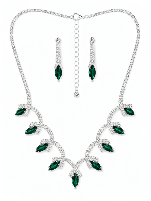 Soldered Rhinestone Jewelry Set