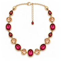 Jewelry Set with Glass Stones
