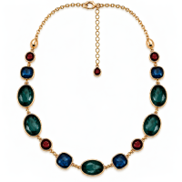 Jewelry Set with Glass Stones