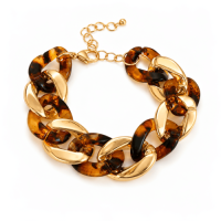 Acetate & CCB Chain Jewelry Set