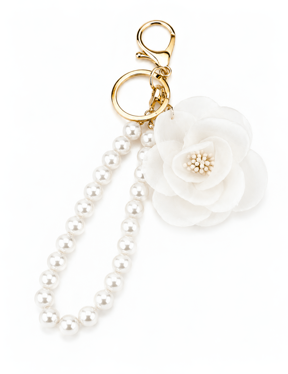 Pearl & Diverse of Pendant Key Ring