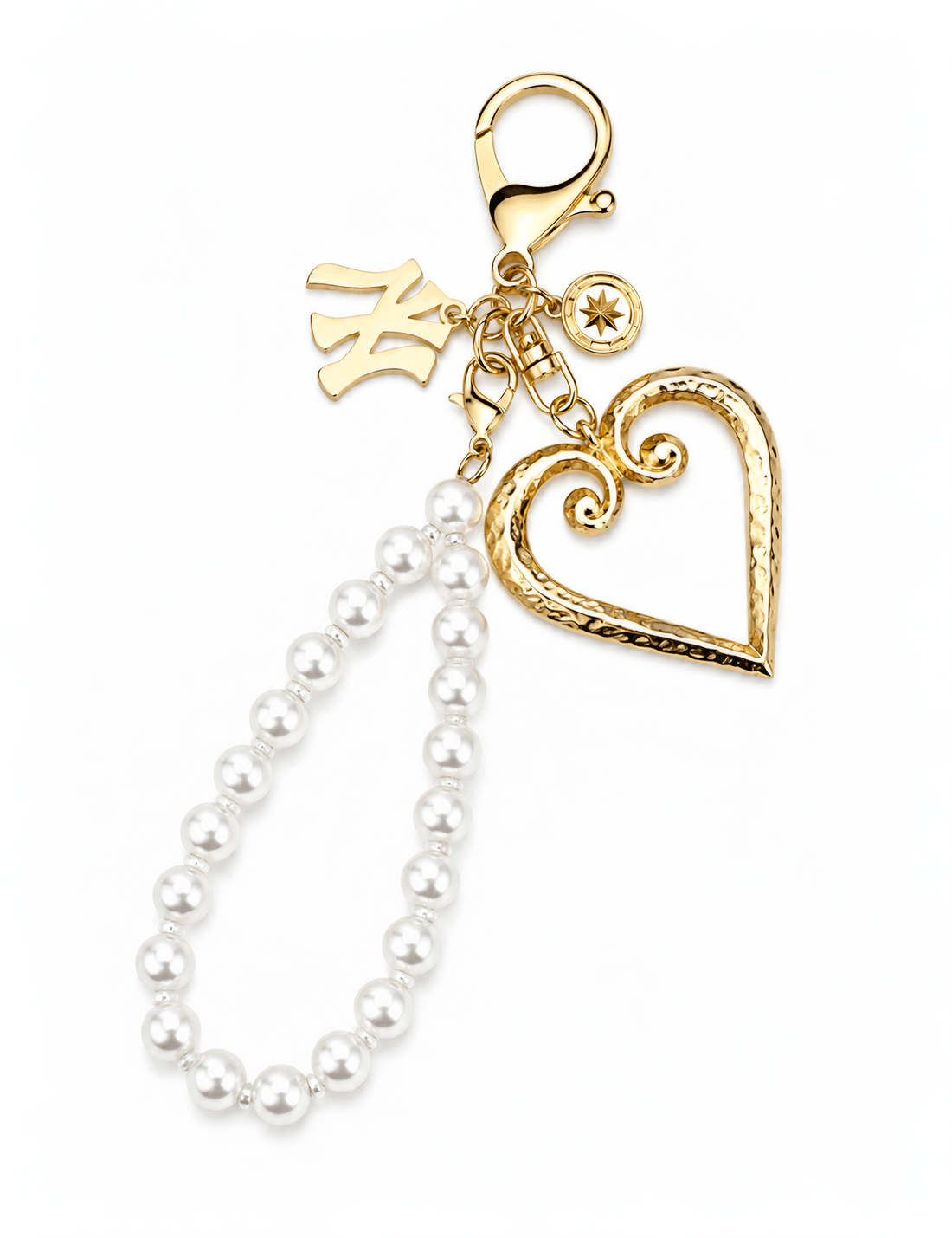 Pearl & Diverse of Pendant Key Ring