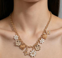 FLOWER,BUTTERFLY,HEART PENDANTS