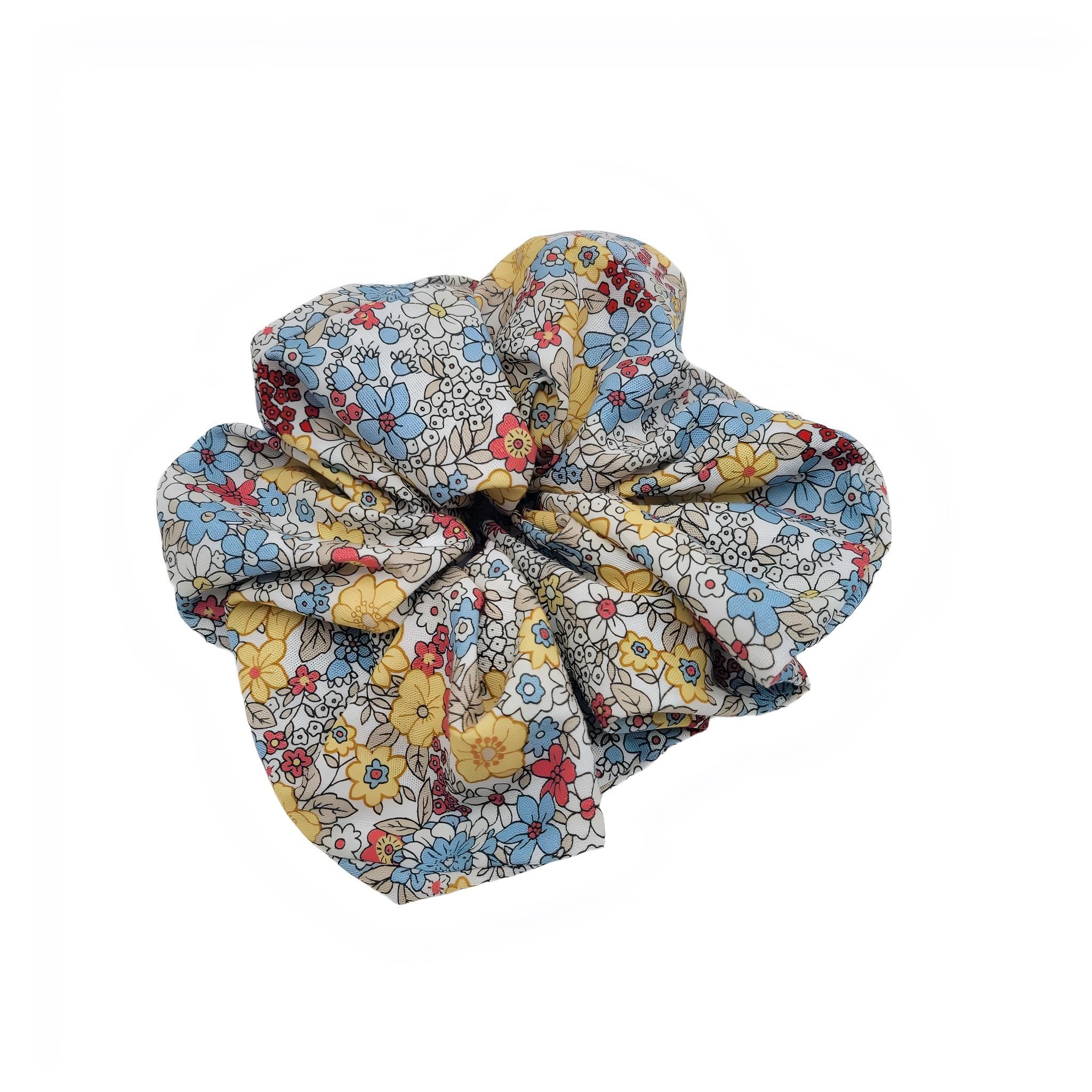 Flower Print in Headband, Hair pin & Scrunchy