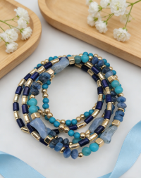 ELASTIC BEADED SET