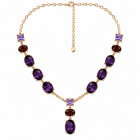 Jewelry Set with Diverse colors of Glass Stones