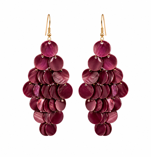 Disc Chandelier Earrings
