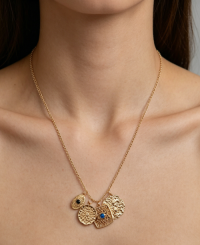 CHAIN NECKLACE WITH PENDANTS