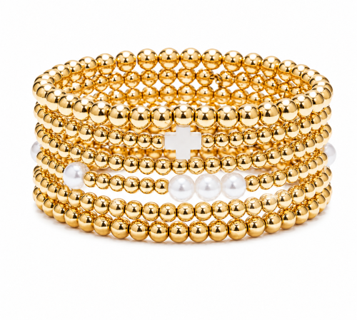 Wired CCB Ball with Crosses & Pearl Pointed