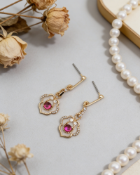 FLOWER DROP EARRINGS