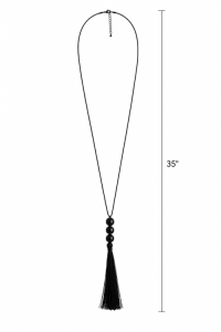 Long Necklace with Tassel