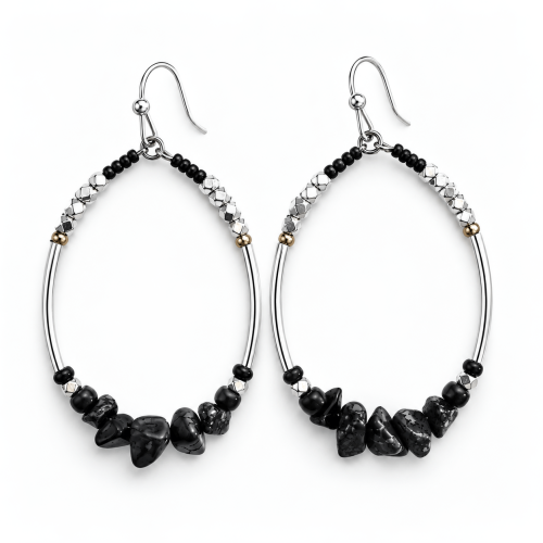 Oval Shape with CCB & Stones