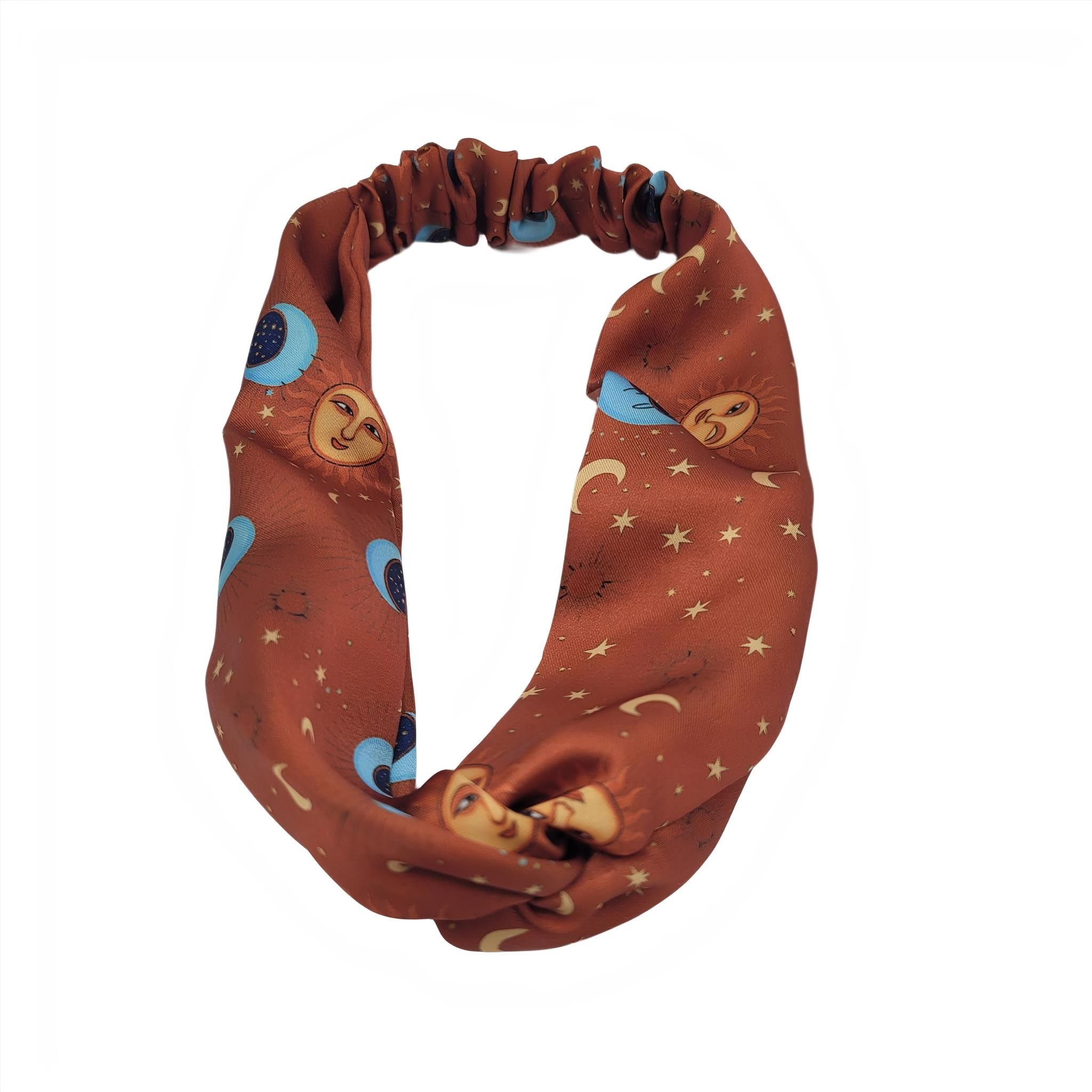 Celestial Print in Hairband & Scrunchy