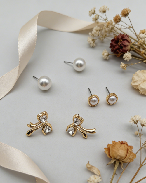 3PRS EARRING SET