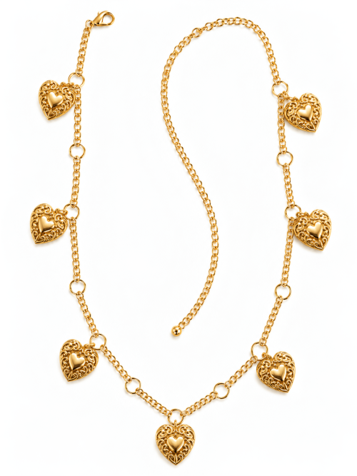 Heart Casting Chain Belt