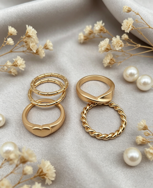 HEART RING SET