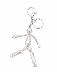 Flower, Ghost, Bear, Rainbow & Man Charm Key Ring