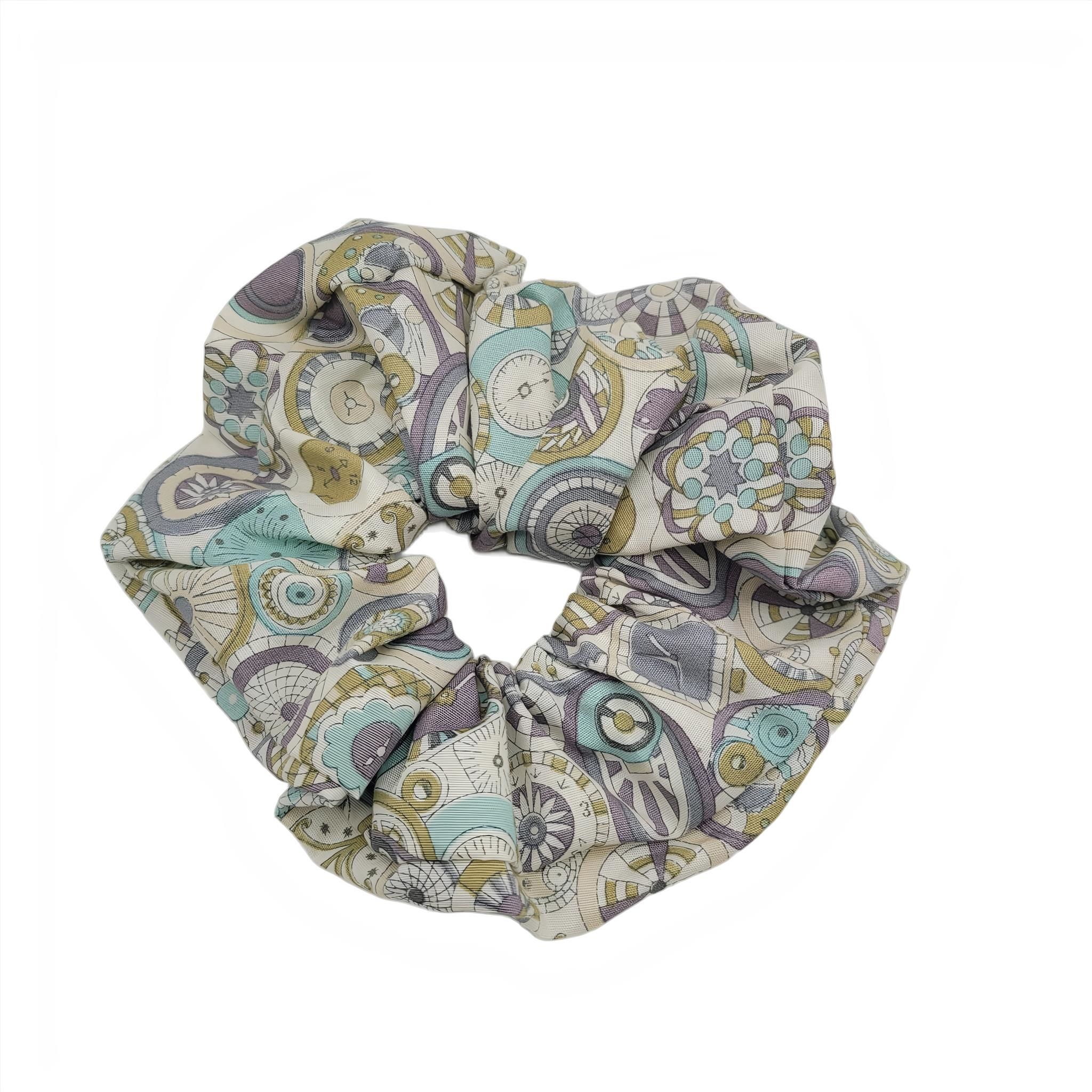 Geometric Print Fabric in Headband,Scrunchie & Hair Pin