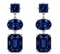 Gradation Stone Drop Earrings
