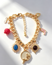 CHAIN WITH PENDANTS BRACELET