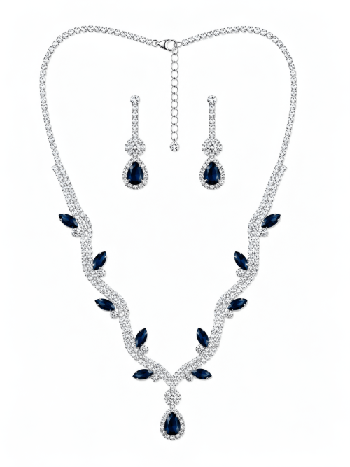 Soldered Rhinestone Jewelry Set