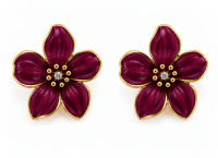 FLOWER WITH EPOXY JEWELRY SET