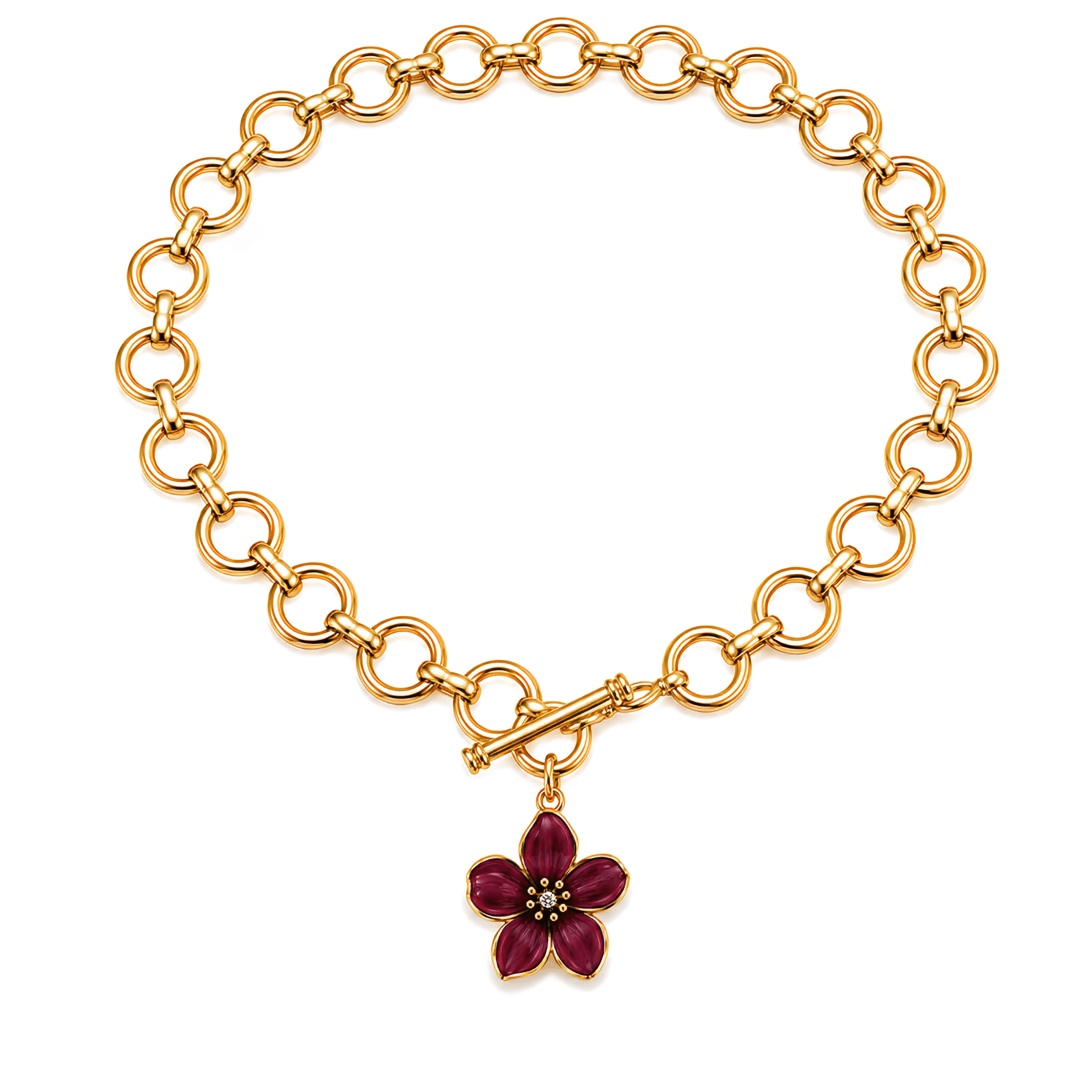 FLOWER WITH EPOXY JEWELRY SET