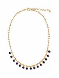 Ball Chain with Small Stone Beads