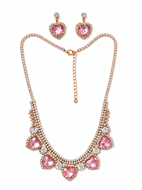Soldered Rhinestone Jewelry Set